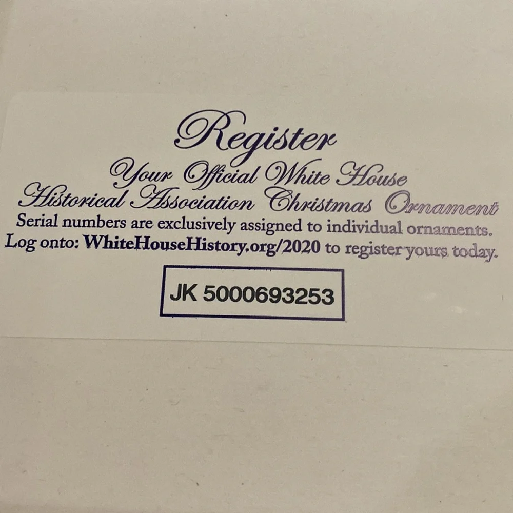 2020 White House Kennedy Christmas Ornament - Picture 7 of 7